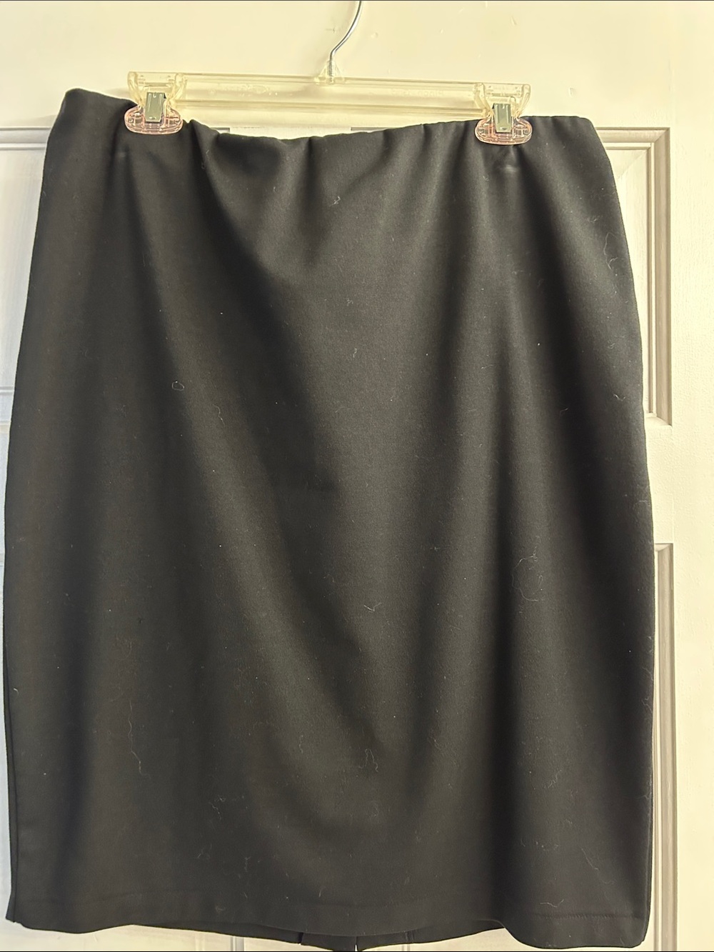 Classic Black Pencil Skirt - Women's